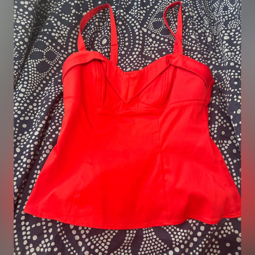 Vixen by Micheline Pitt Maneater Top in Red
